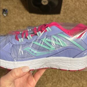 Saucony Kids Sneakers - Purple, Pink, and Teal